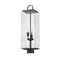 Z-Lite Sana 3 Light Outdoor Post Mount Fixture, Black And Seedy 592PHBS-BK - alternate 4
